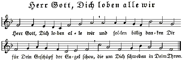 Herr Gott, Dich loben alle wir