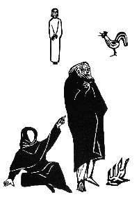 Helmuth Uhrig: Petrus verleugnet den Herrn